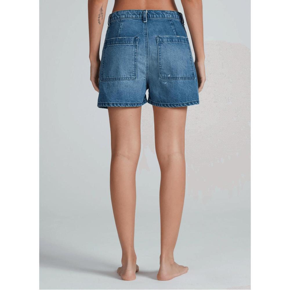 NEW ASKK NY virginia nova jean shorts in mulholland - Picture 3 of 4